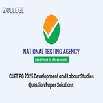 CUET PG 2025 Development and Labour Studies Question Paper